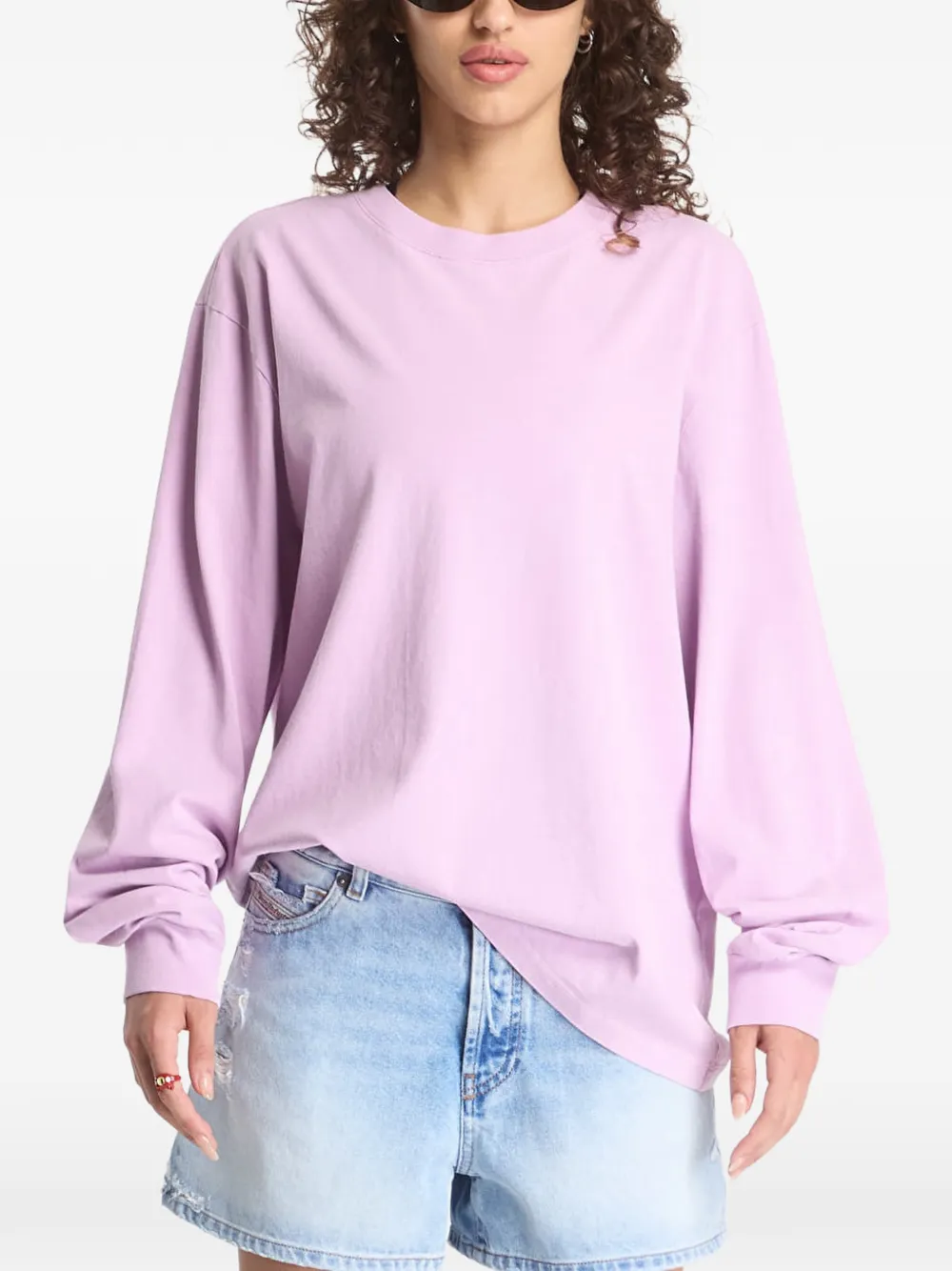 A.P.C. T-shirt met lange mouwen Roze