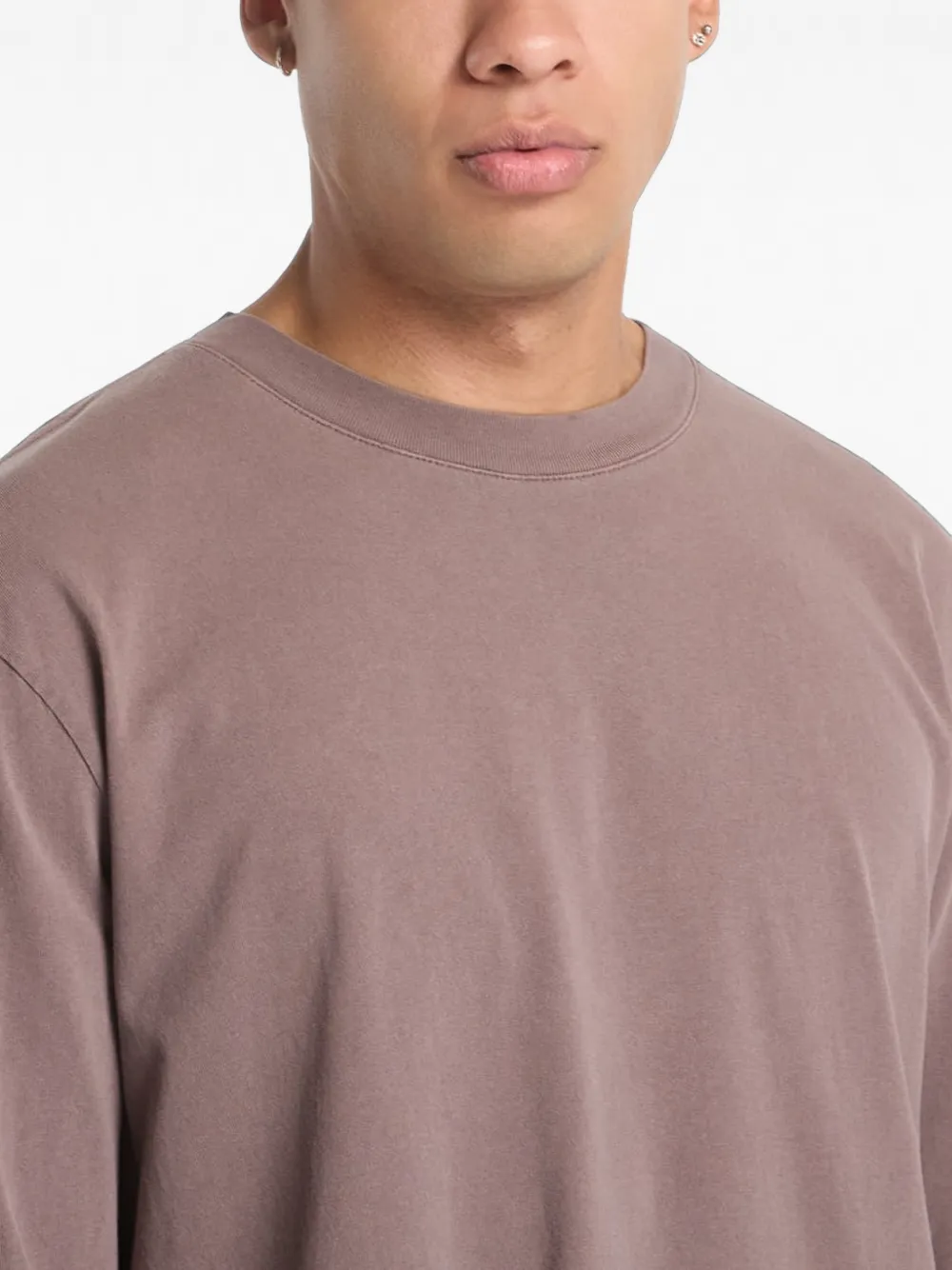 A.P.C. T-shirt met lange mouwen Bruin