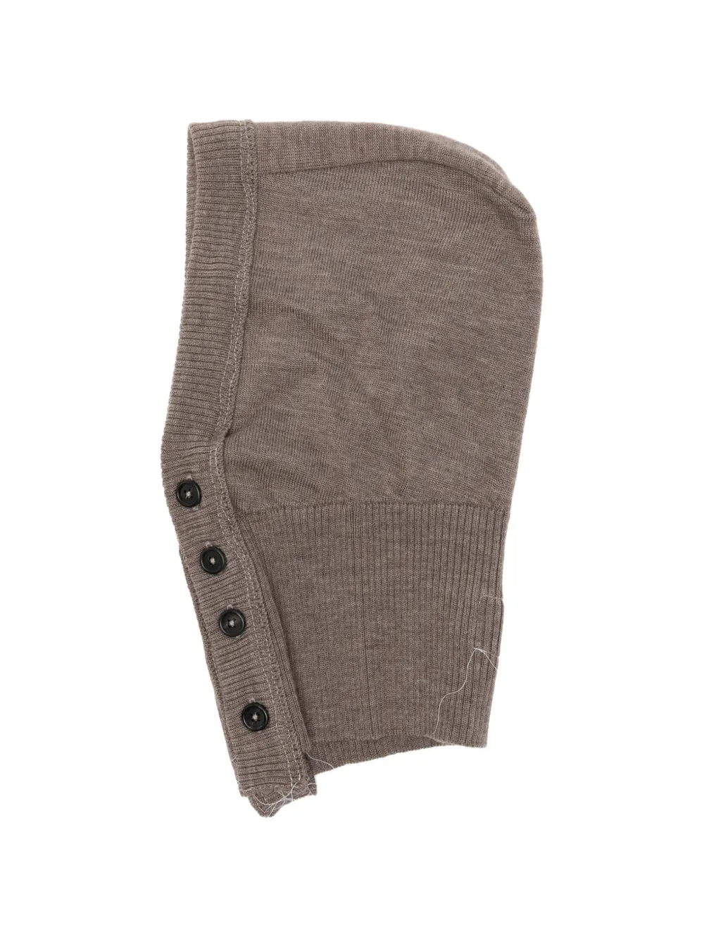 Camiel Fortgens button-fastening ribbed-trim hood