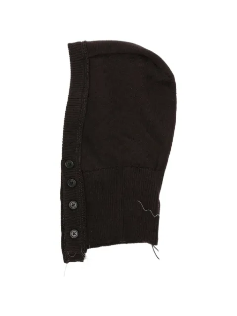 Camiel Fortgens button-fastening knitted hood