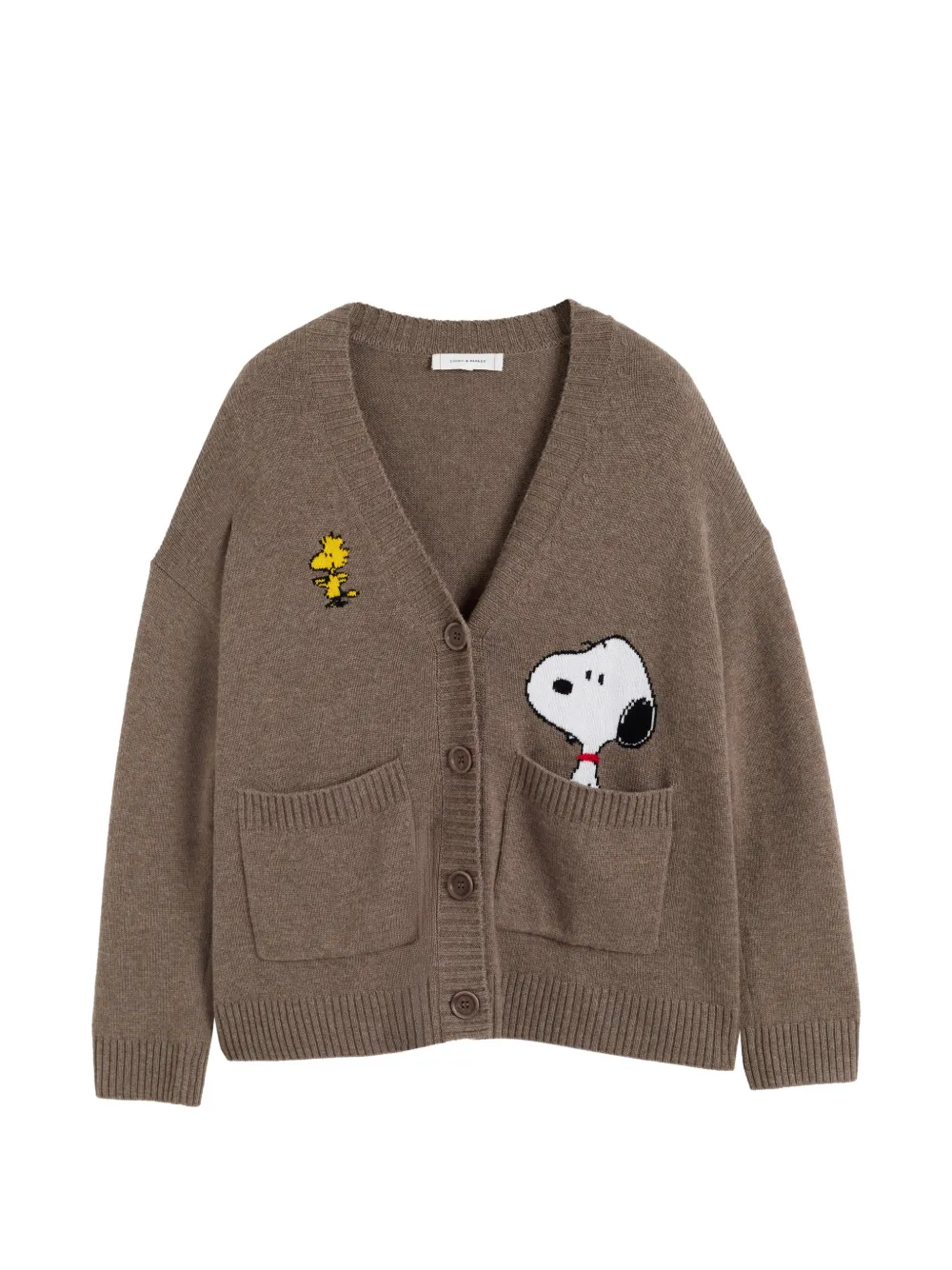Chinti & Parker Snoopy Peek pocket cardigan