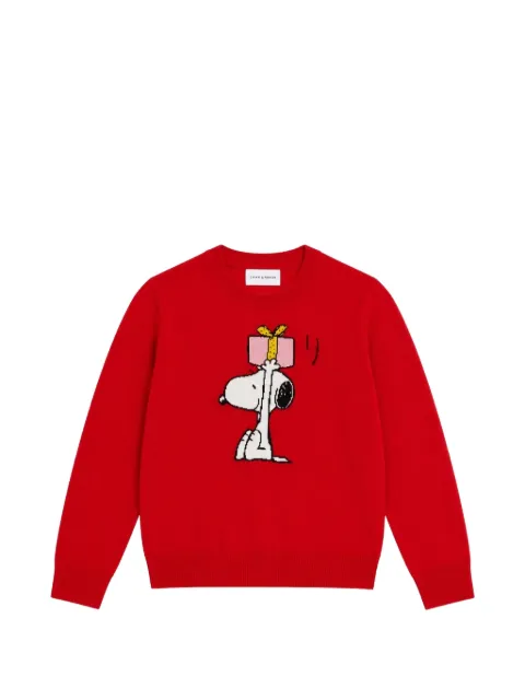 Chinti & Parker Snoopy's Gift sweater