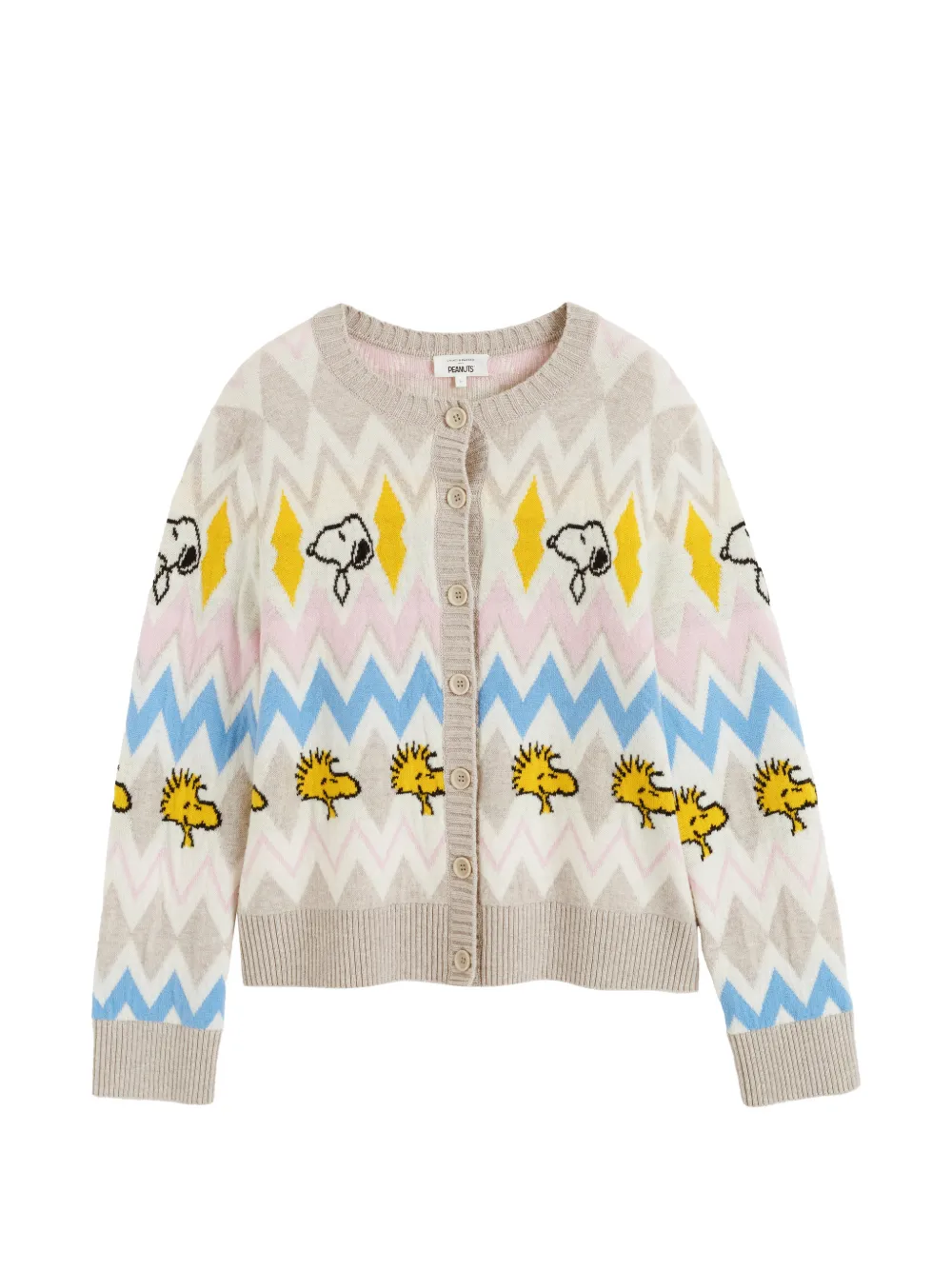 Chinti & Parker Snoopy Fair Isle cardigan