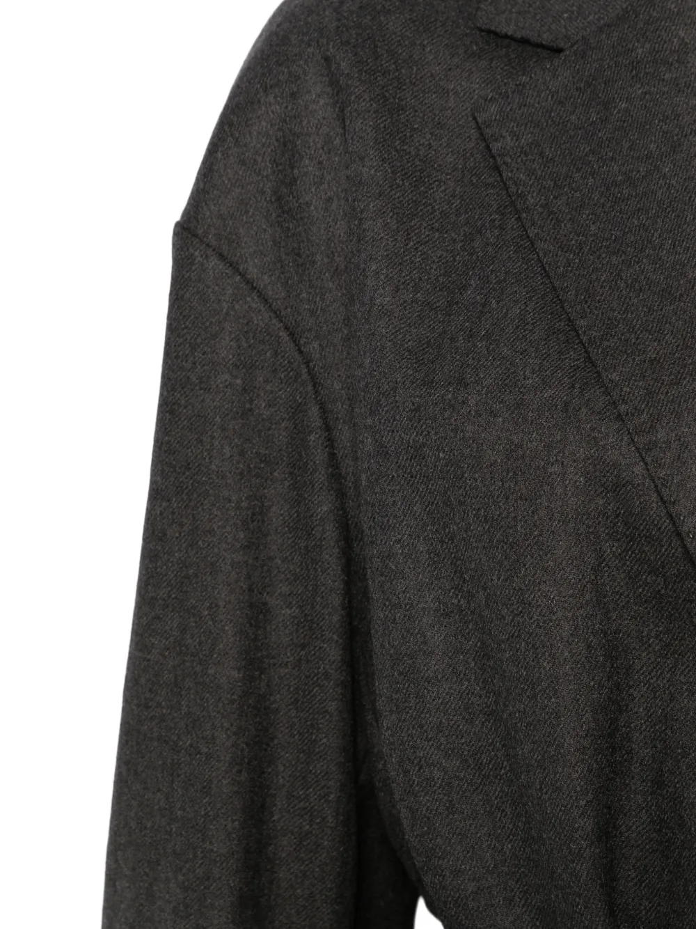 Brunello Cucinelli long-sleeve belted blazer Grijs