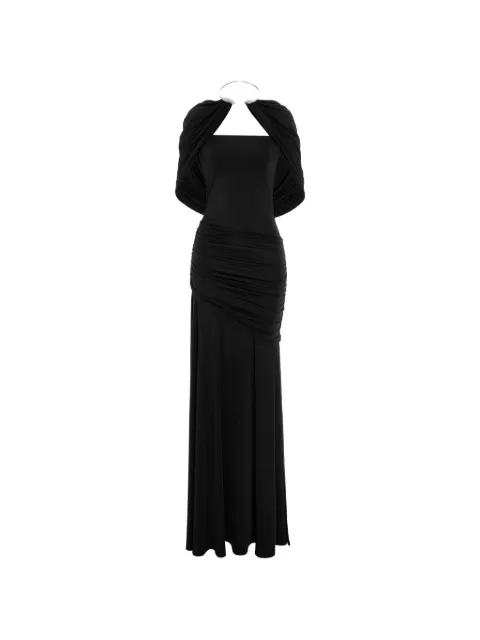 V:PM ATELIER Rogue draped ruched maxi dress