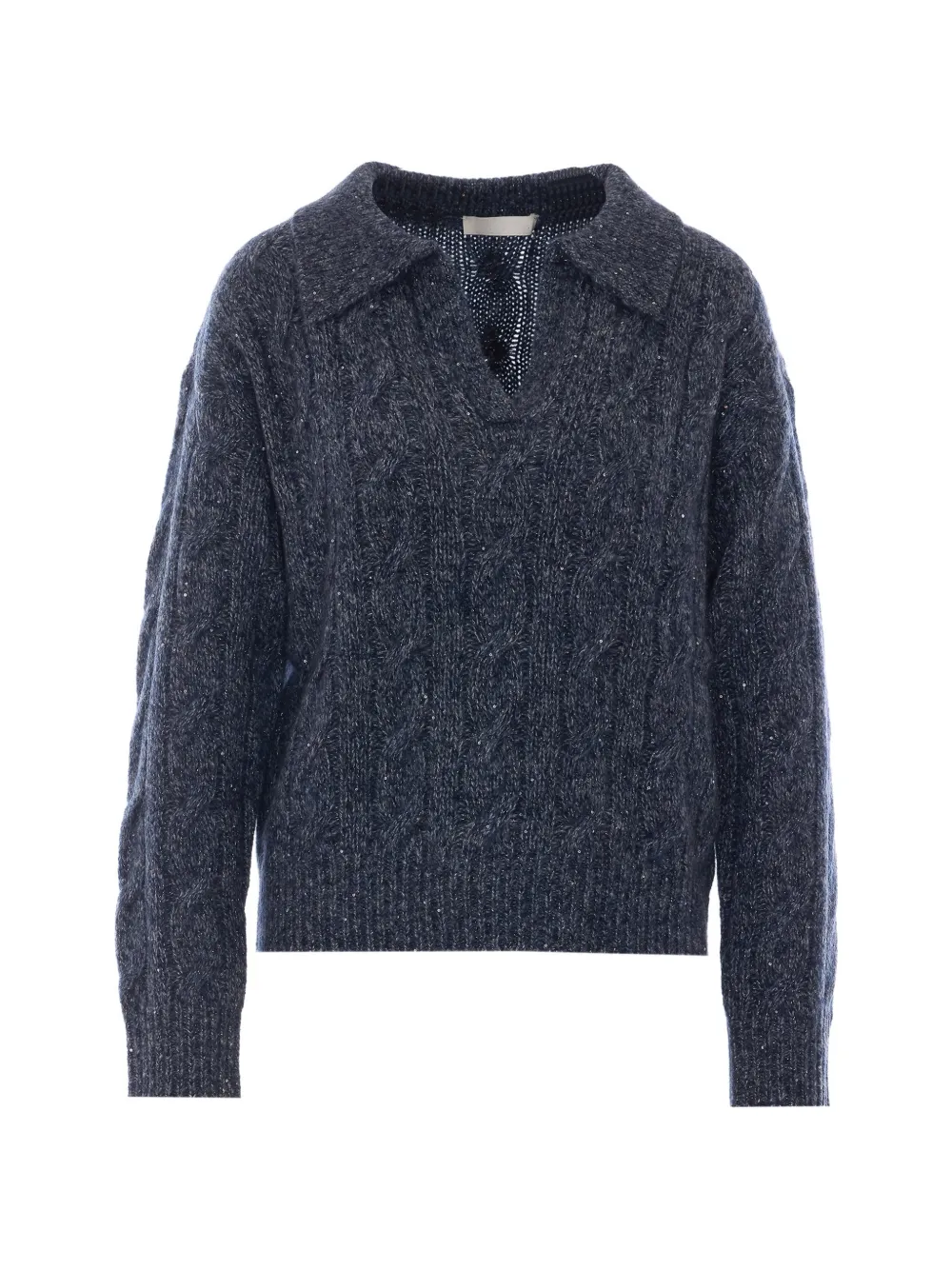 Eleh sequin-embellished V-neck sweater