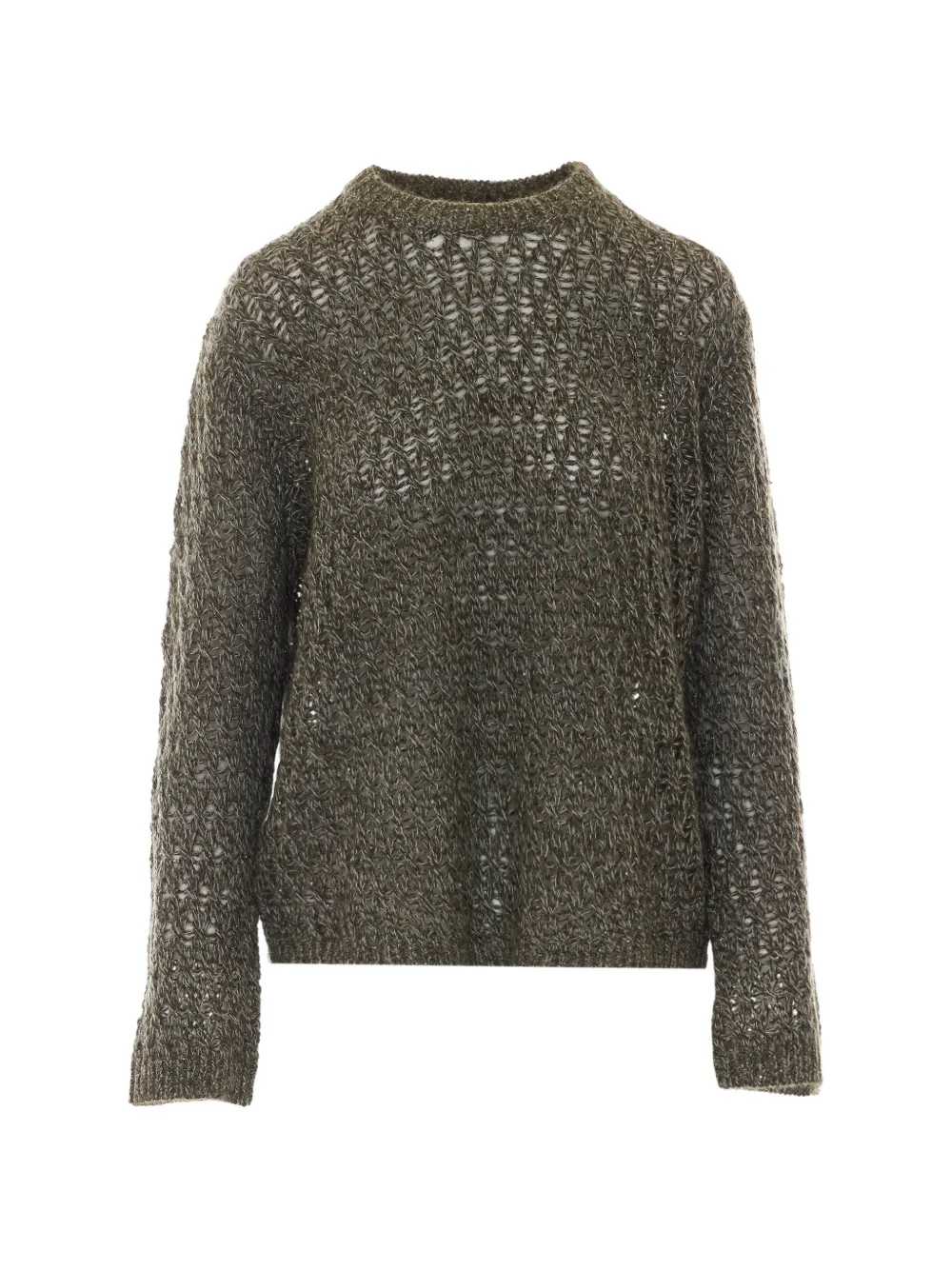 Eleh sequin-embellished open-knit sweater