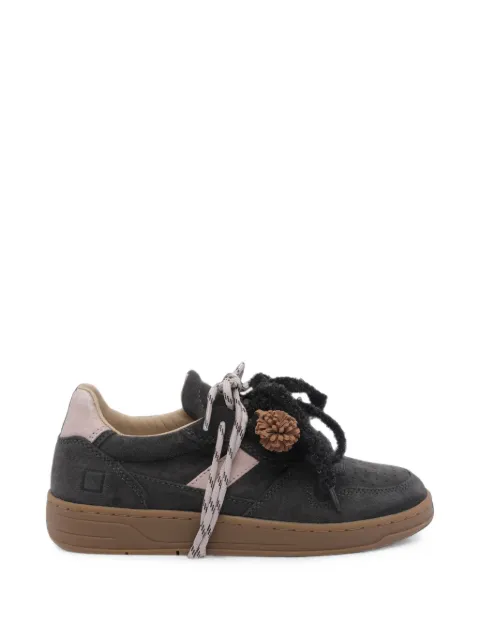 D.A.T.E. Court 2.0 suede pompom sneakers