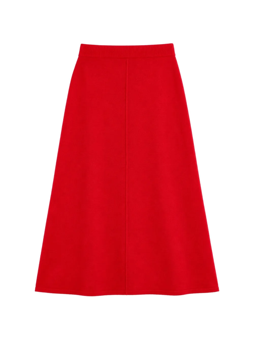 Chinti & Parker Ribgebreide rok Rood