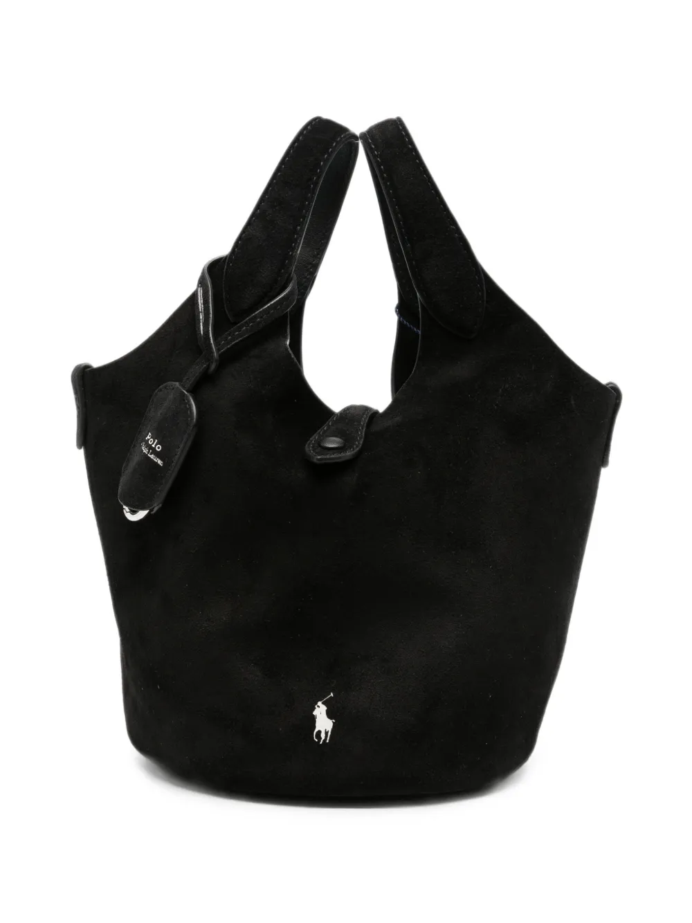Polo Ralph Lauren suede logo-embroidered tote bag · OS