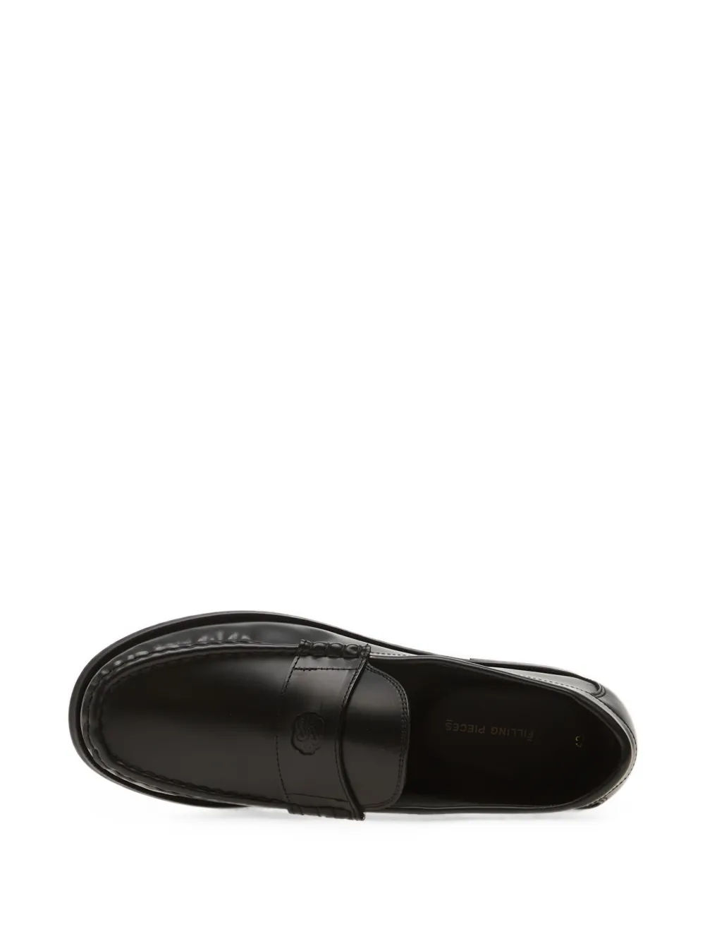 Filling Pieces Lux leather loafers Zwart