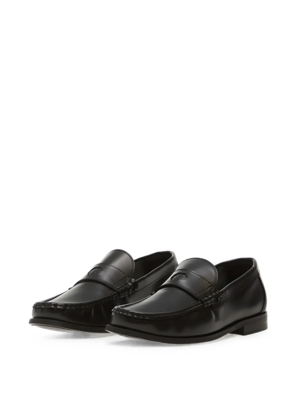Filling Pieces Lux leather loafers Zwart