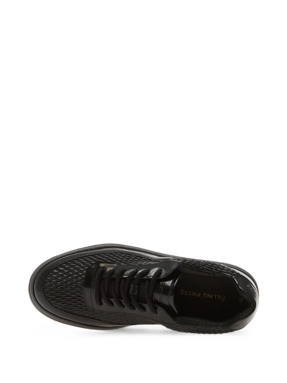 Filling Pieces Mondo Reed woven-panel sneakers Zwart