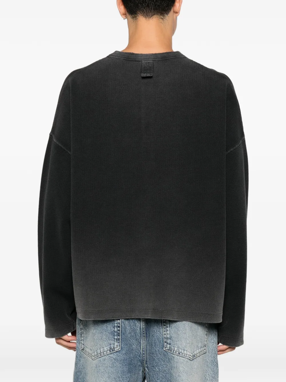 Represent Gebreide sweater Zwart