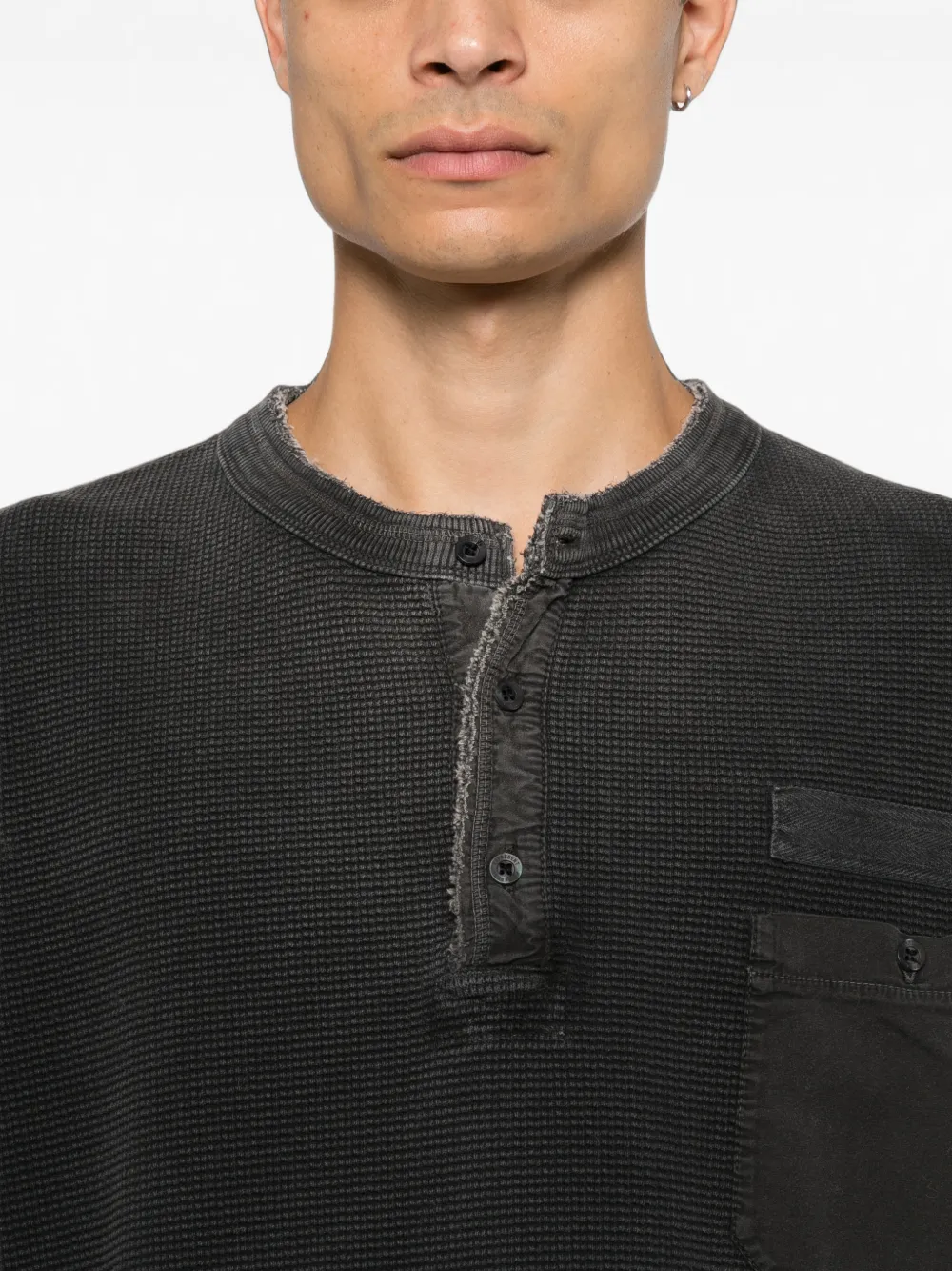 Represent Gebreide sweater Zwart