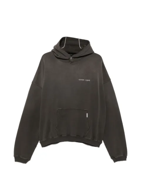 Represent logo-print hoodie