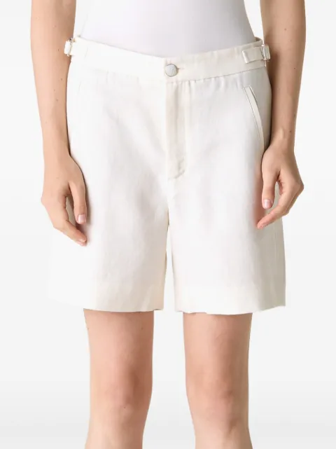 GOD'S TRUE CASHMERE buckle-fastening linen shorts