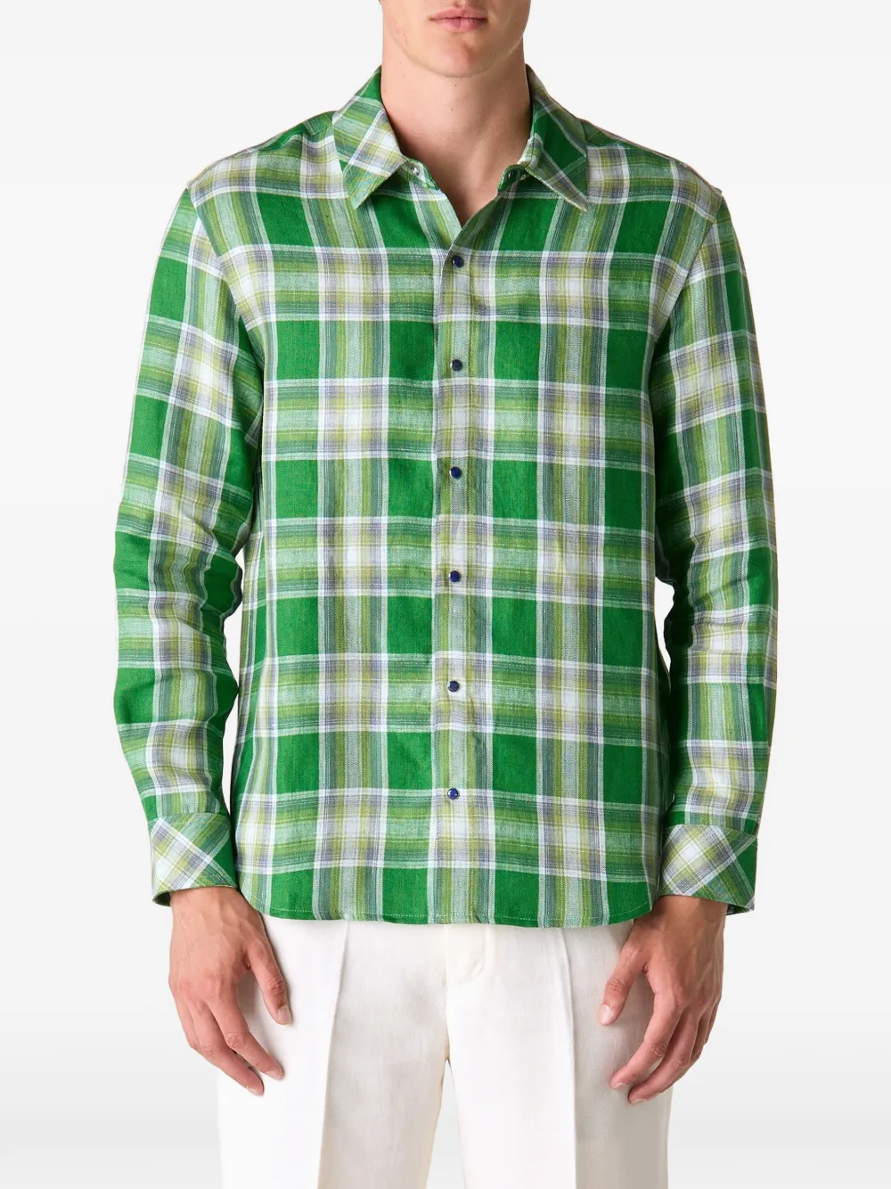 GOD'S TRUE CASHMERE Harbor tartan shirt