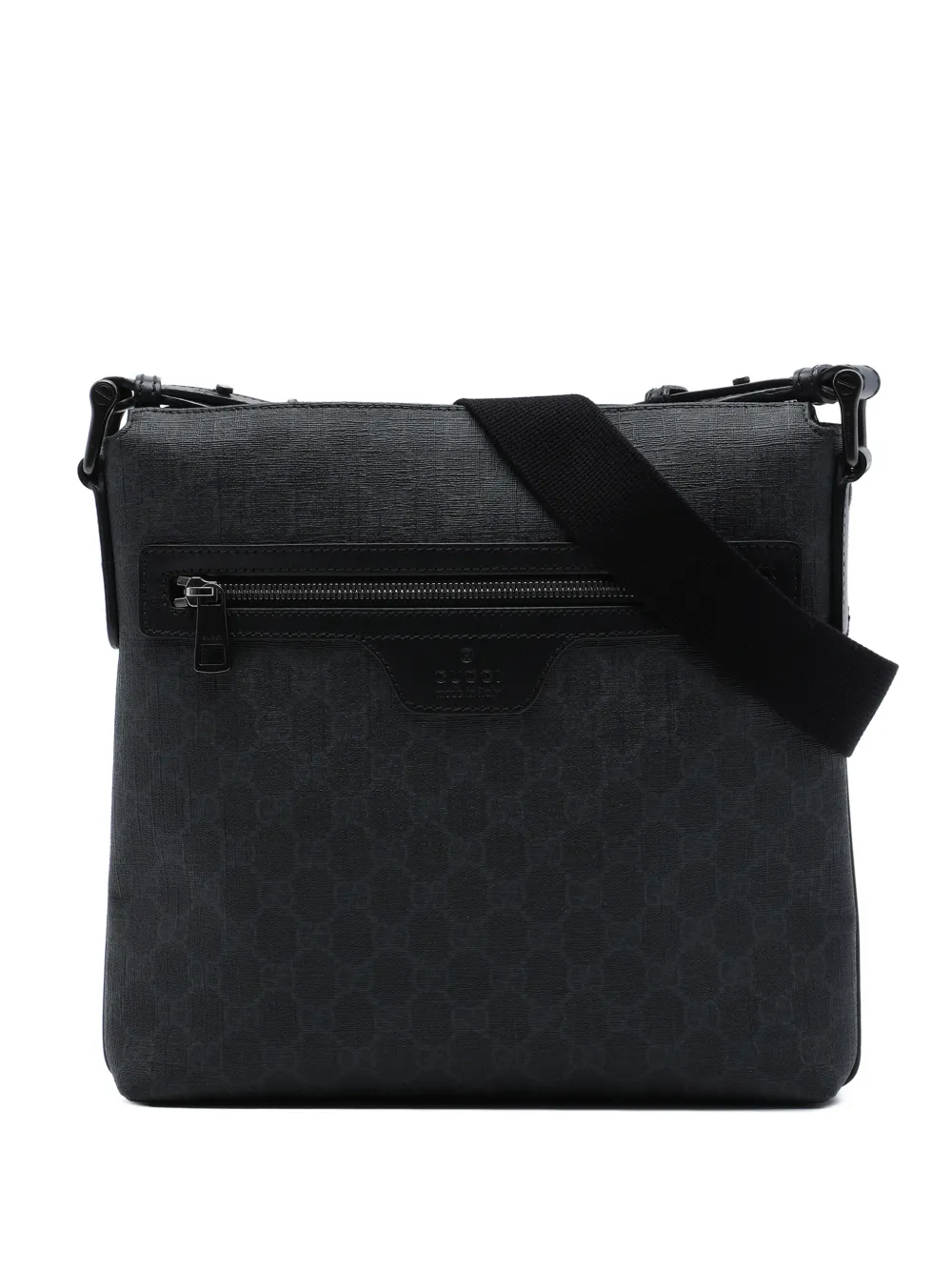 Gucci Pre-Owned 2016-2026 GG Supreme crossbody bag - Schwarz