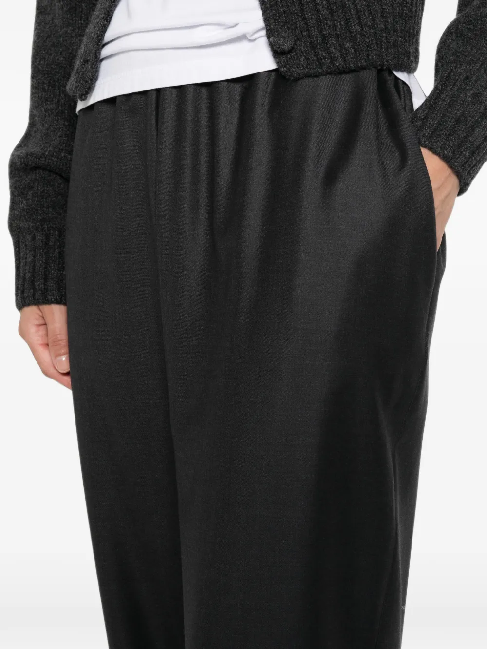 Dusan Broek met elastische taille Grijs
