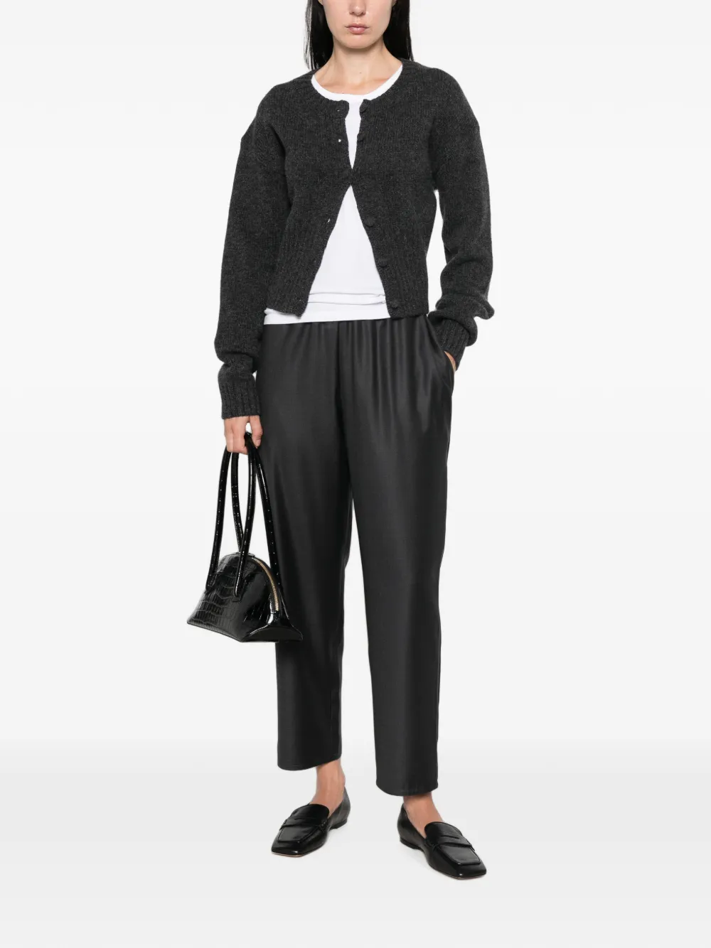 Dusan Broek met elastische taille Grijs
