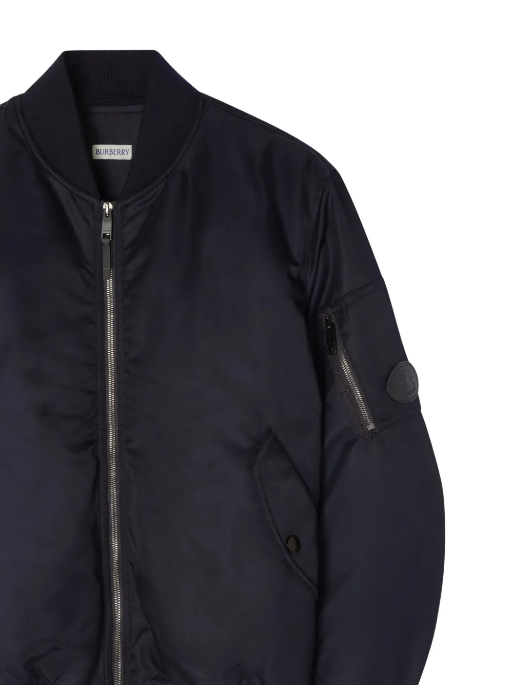 Burberry Heston nylon bomberjack Blauw