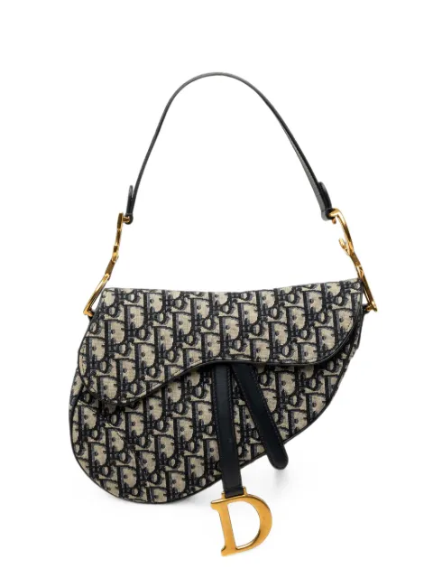 Christian Dior Pre-Owned 2019 Oblique Canvas Saddle Bag shoulder bag