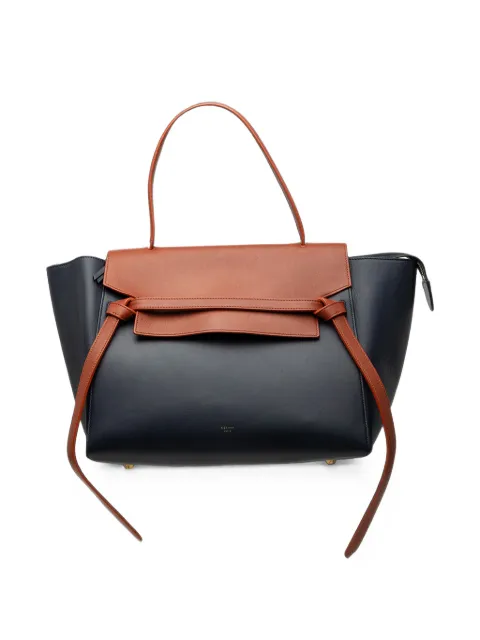 Celine Pre-Owned 2014 Mini Bicolor Smooth Calfskin Belt Bag satchel