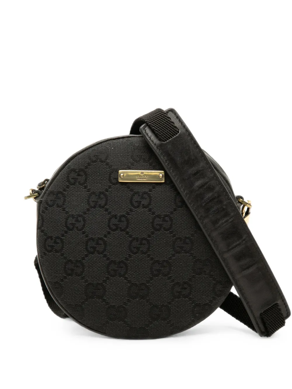 Gucci Pre-Owned 2000-2015 GG Canvas Round crossbody bag - Nero
