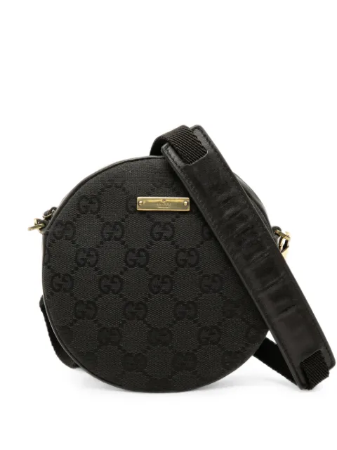 Gucci Pre-Owned bolsa crossbody redonda en lona GG 2000-2015