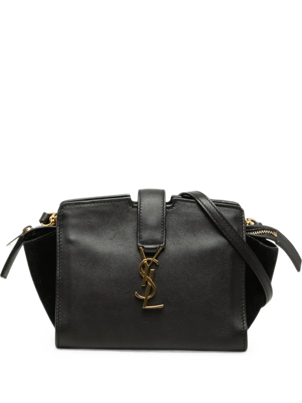 Saint Laurent Pre-Owned 2016 Toy Leather Monogram Cabas crossbody bag - Schwarz