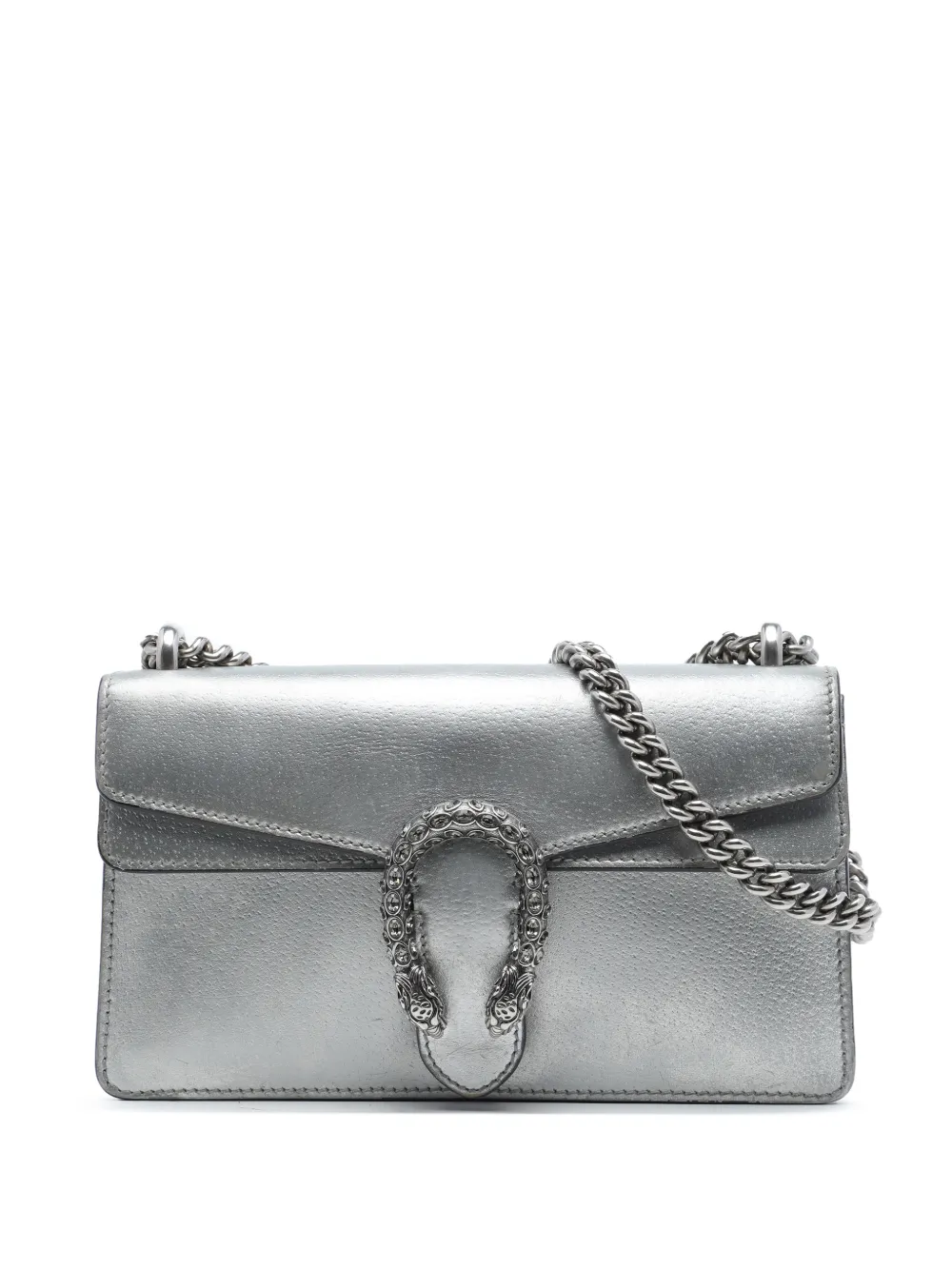 Gucci Pre-Owned Borsa a tracolla Dionysus media in pelle di vitello 2016-2026 - Argento