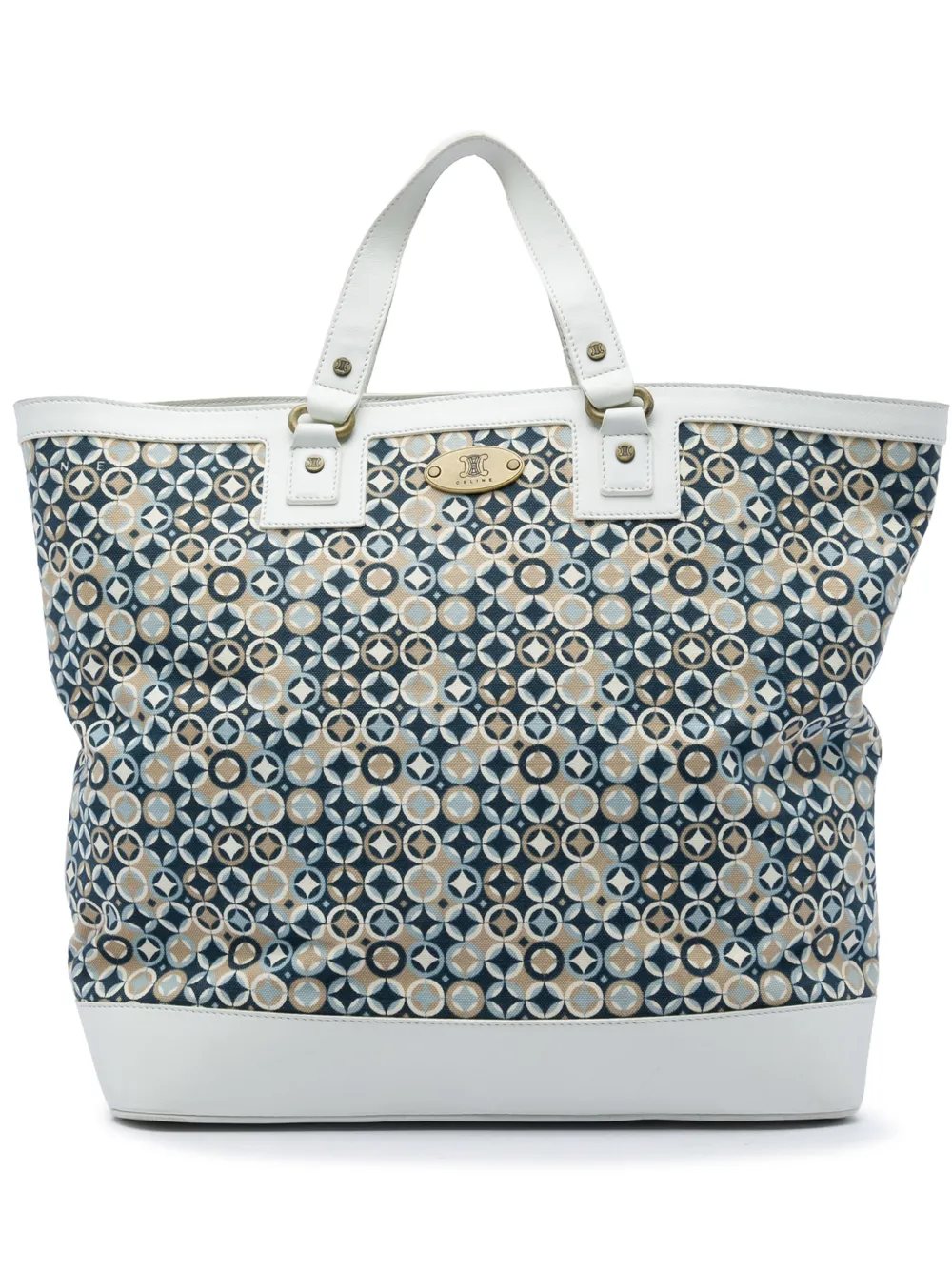 Celine Pre-Owned 2000 Printed Canvas tote bag - Bianco