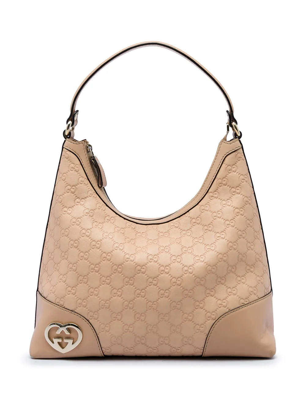 Gucci Pre-Owned 2016-2026 Guccissima Lovely shoulder bag - Nude