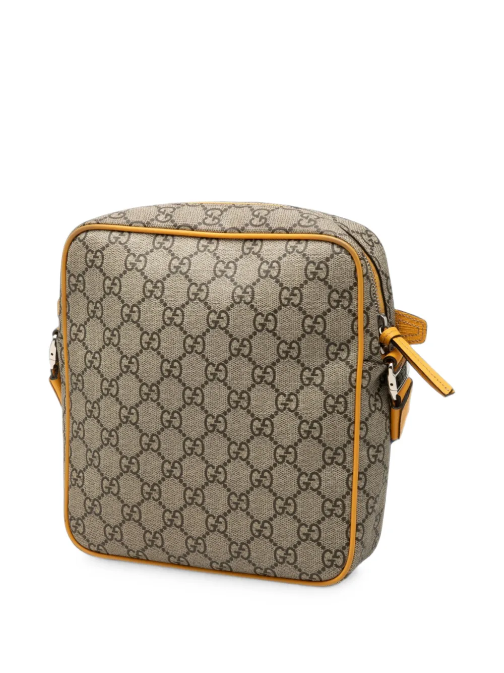 Gucci Pre-Owned 2016-2026 GG Supreme Robor Messenger Bag crossbodytas Beige