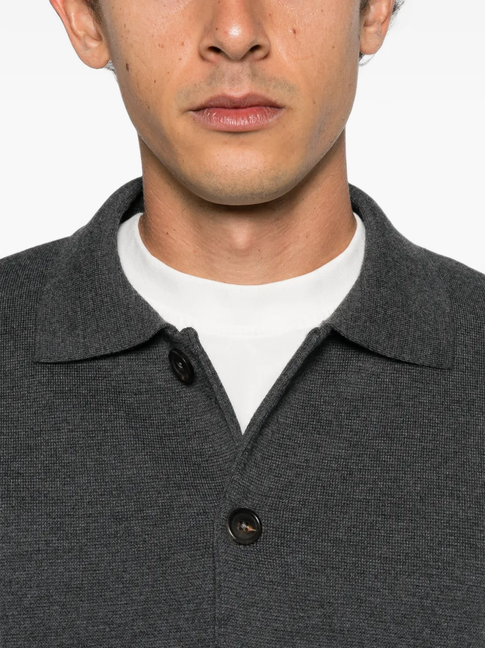 Corneliani Trui met klepzak en knopen Grijs