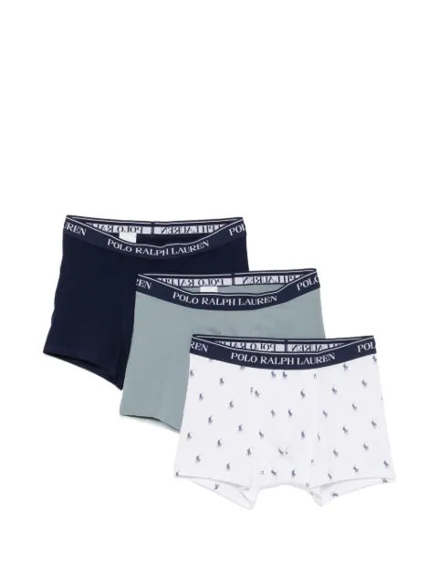 Polo Ralph Lauren logo-waistband three-pack boxers (set of three)