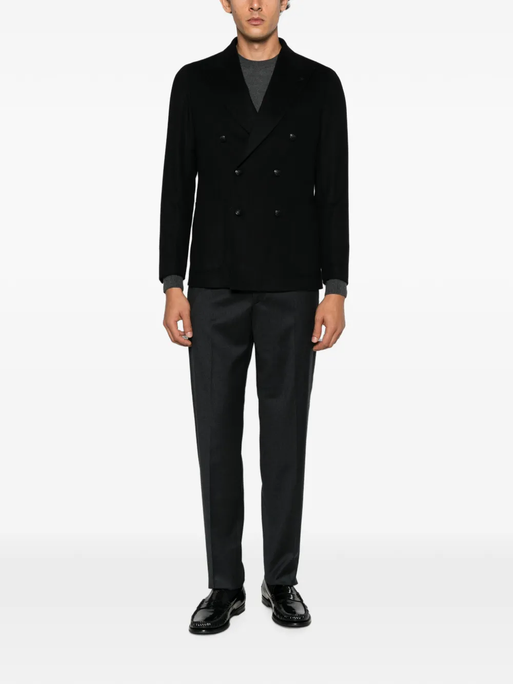 Corneliani Trui met hoge hals Grijs