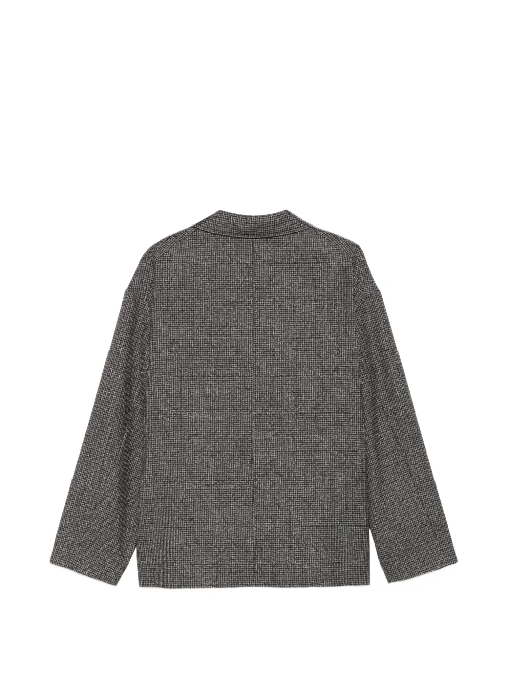 Nine In The Morning Jack met pied-de-poule print en gekerfde revers Blauw