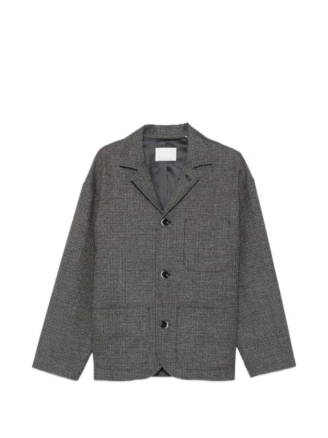 Nine In The Morning houndstooth-pattern notch-lapels jacket
