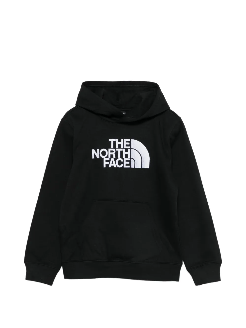 The North Face Kids logo-embroidery hoodie - Nero