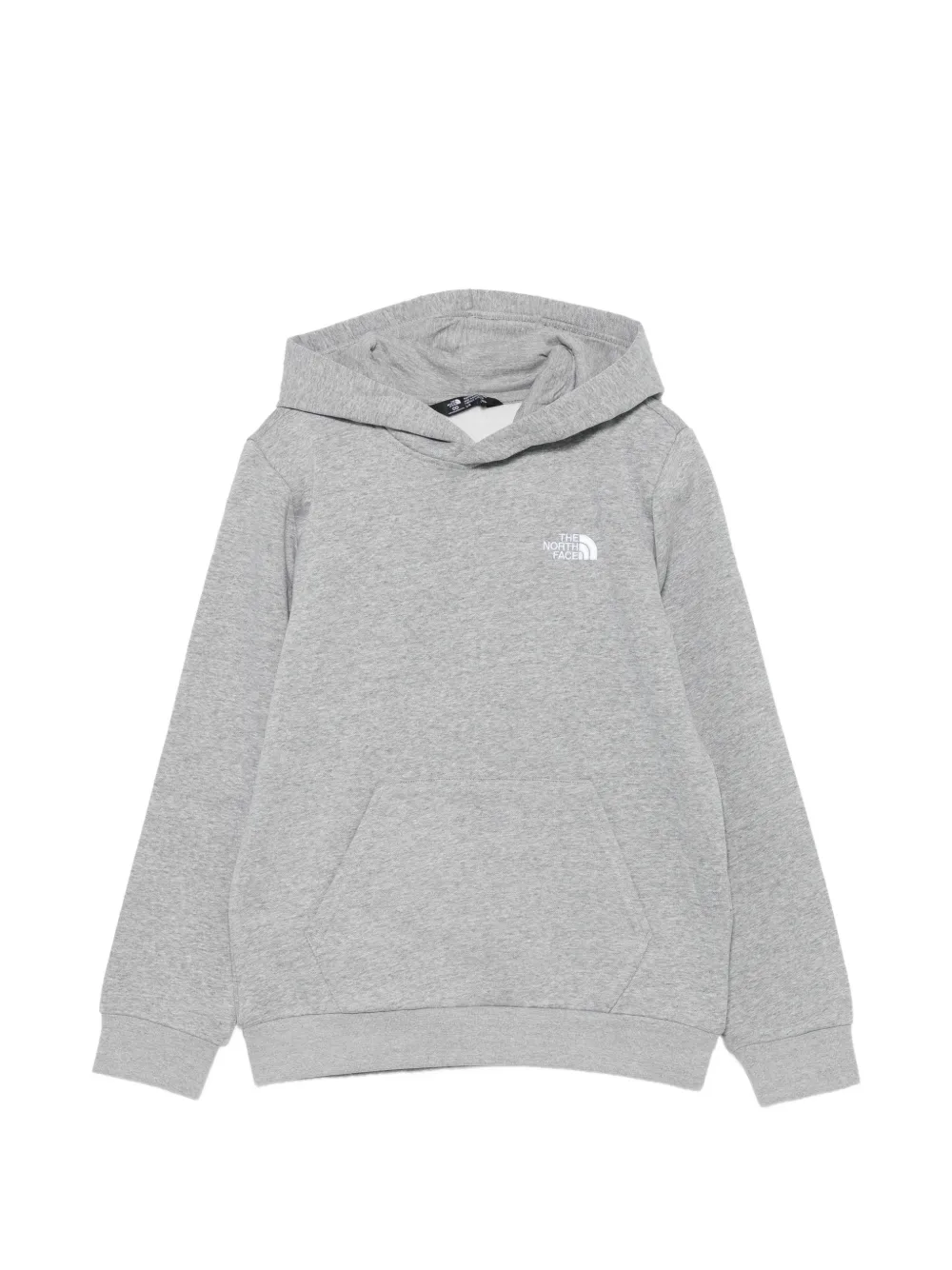 The North Face Kids logo-print hoodie - Grigio