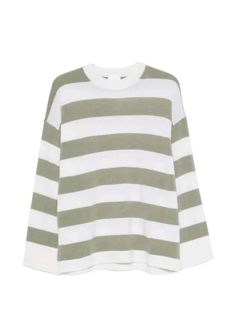 Allude horizontal-stripe sweater