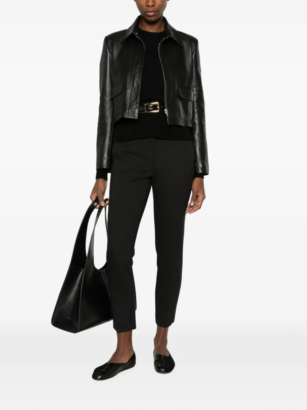Max Mara fine-knit sweater - Nero