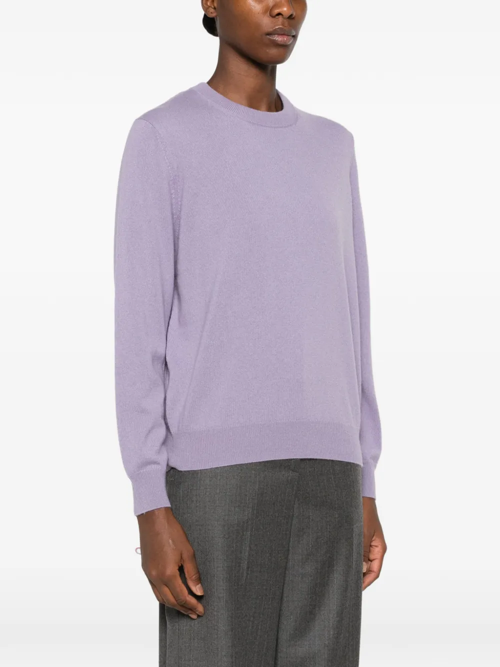 Allude Trui met hoge hals Paars