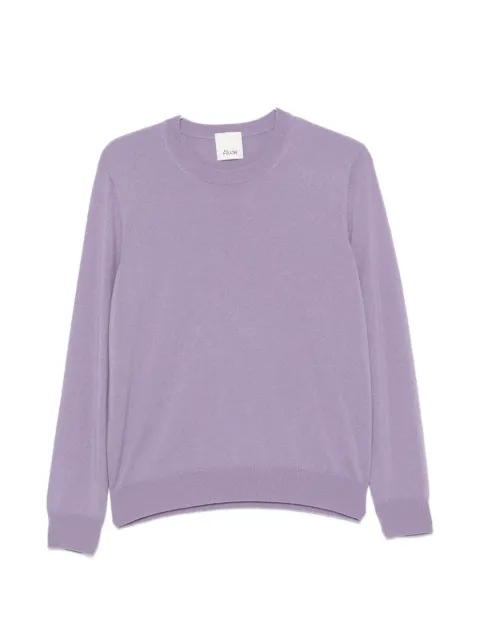 Allude crew-neck long-sleeve sweater
