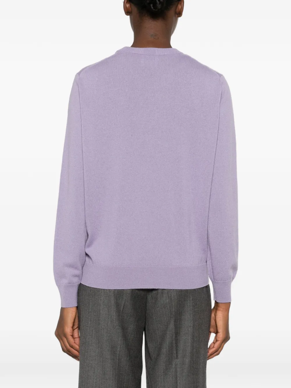 Allude Trui met hoge hals Paars