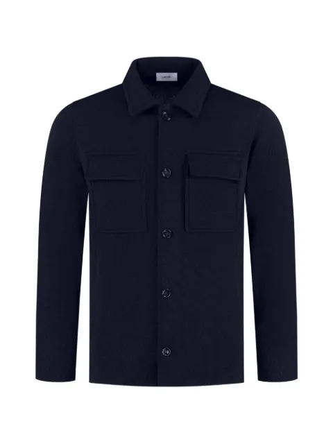 Lardini knitted-finish button-up cardigan