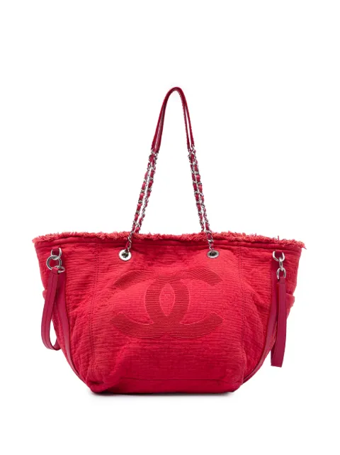 CHANEL Pre-Owned 2019 CC Fringe Canvas tote bag