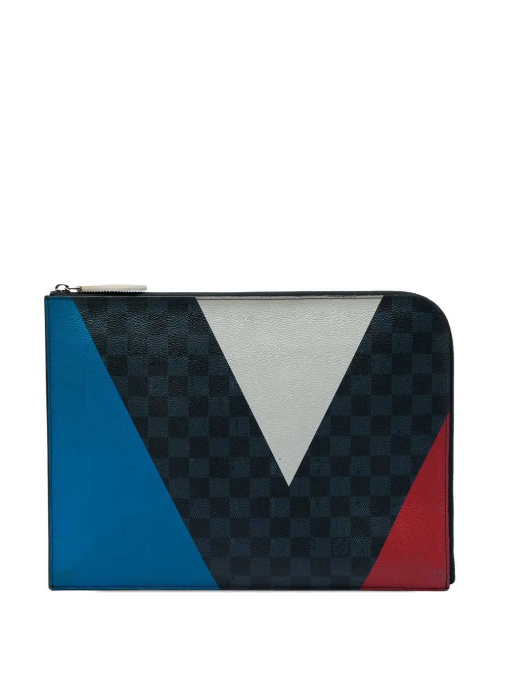 Louis Vuitton Pre-Owned 2016 Damier Cobalt Americas Cup Pochette Jour GM clutch bag - Blau